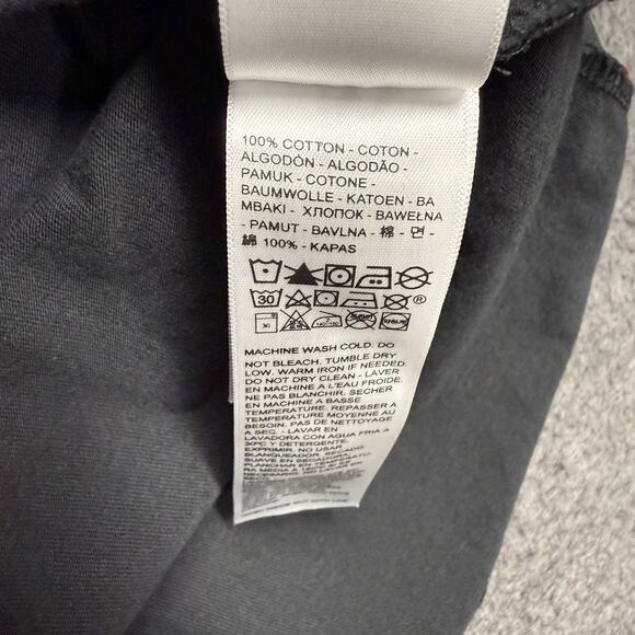 Levis 501 Reasons Relaxed T-Shirt Men's Medium Black 'Why I Like My Button Fly' - Picture 5 of 9